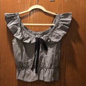 NWT Zara Checkered Top